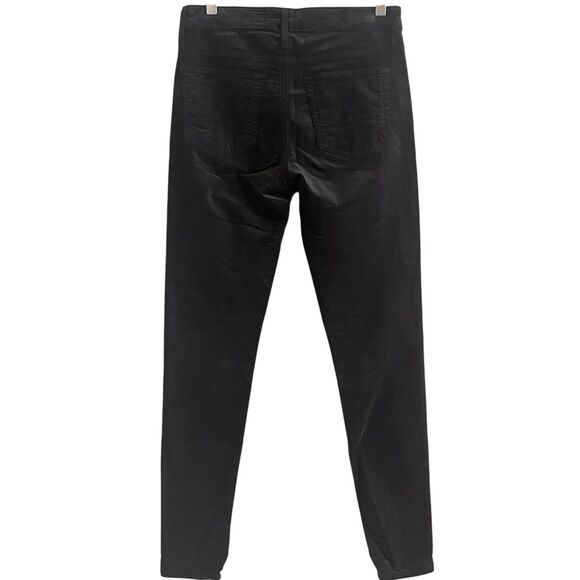 ADRIANO GOLDSCHMIED Farrah Velvet High Rise Skinny Jeans Sz 28 Black Designer AG - Picture 3 of 14